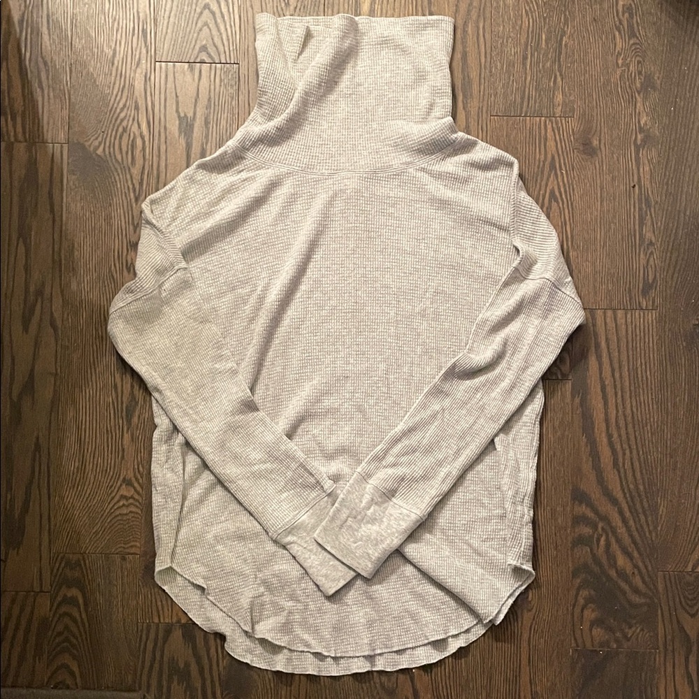 Light Gray Turtleneck Sweater